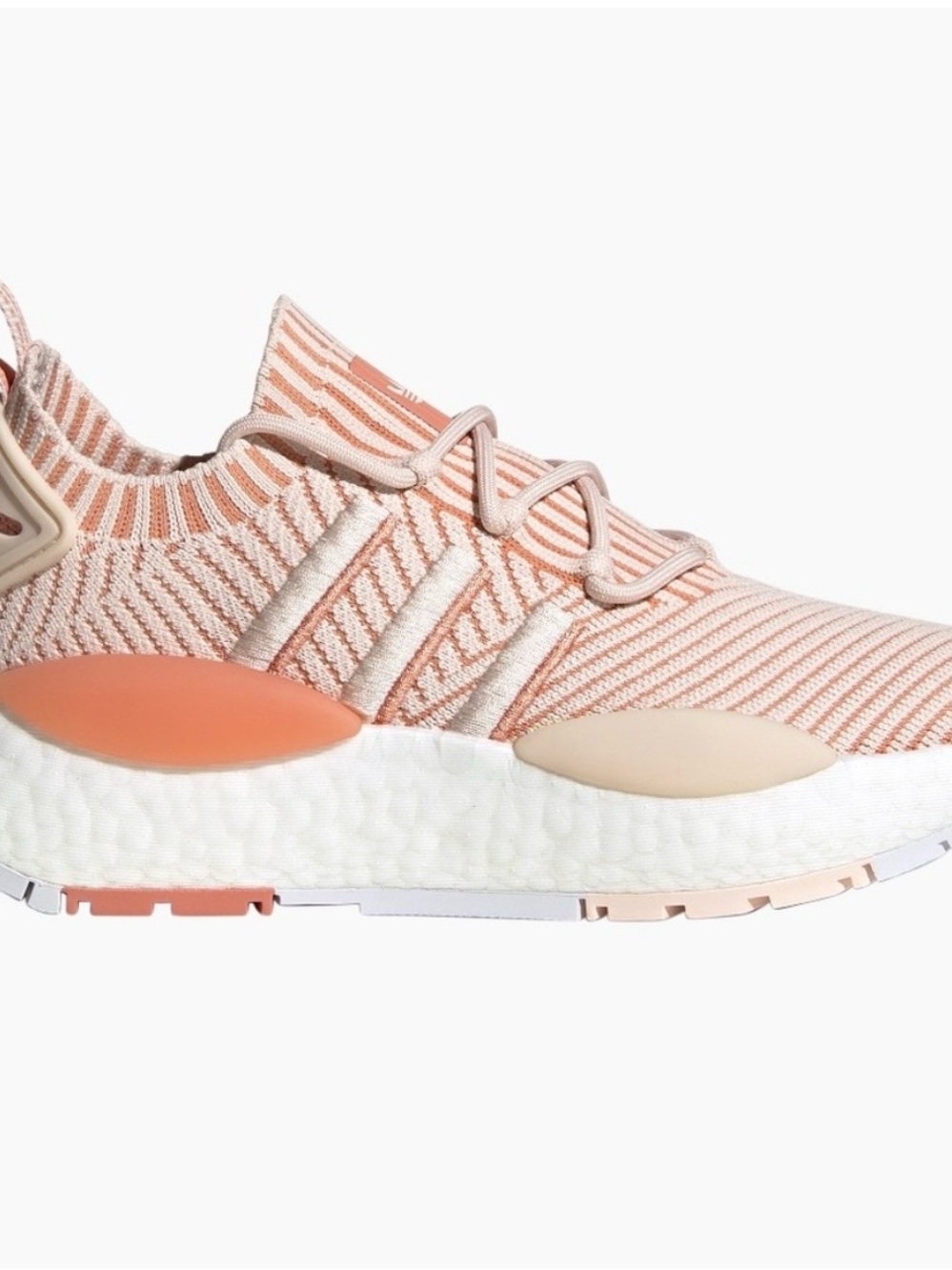 adidas NMD_W1 size 8.5 fit like 9 Women's Peach and Cream Knit Slip-On Sneaker